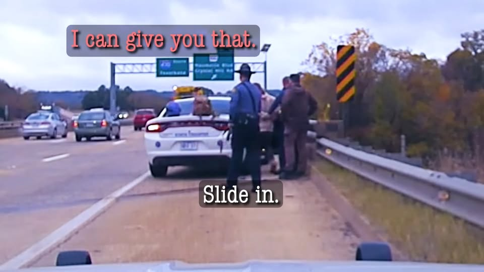 One (Clever Way to Stop Motorcycle Chase V1609 042