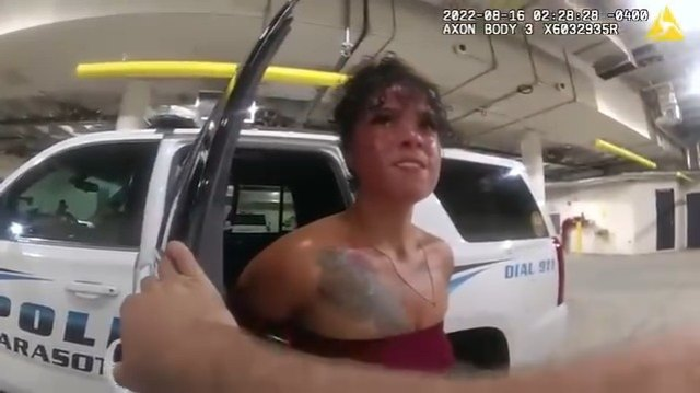 Escalating Situation Girl Attempt to Walk Away Stop Turns Disastrous #policechase #bodycampolice #DUIarrest V1709 029 Part 2