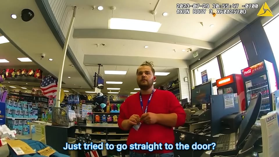 Shoplifter Attacks Cops, Doesn End Well V2209 022