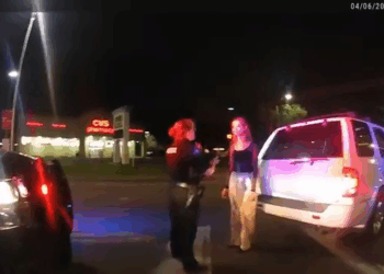 girl was driving drunk without Pants #bodycam #policechase V1709 009 Part 2