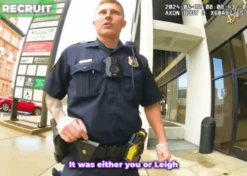 Officer Saves Partner Moments Before V0710 024
