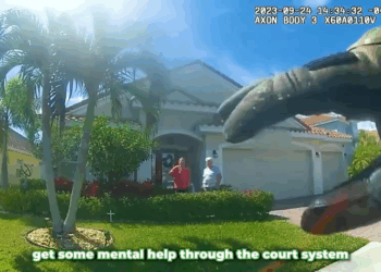 Police Break Into Rich Woman House V0710 001