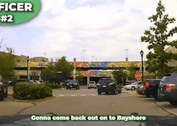 Shoplifters Meet Karma After Fleeing Police V0710 033