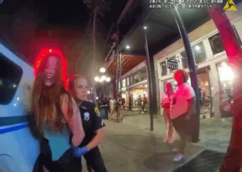 Young Lady Has WAY Too Much to Drink, Kicked Out of Bar V1110 030