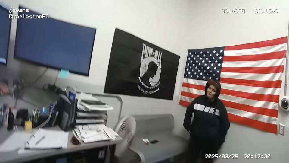 Walmart Shoplifter Thinks Her Dramatic Act Will Save Her Arrest V1110 053