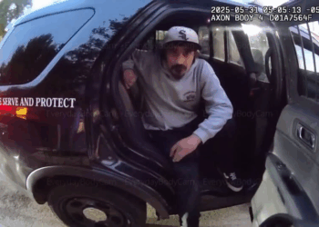 Man Tries To Run Away But Gets Caught Police Body Cam V1110 004