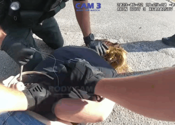 Cop Catches Woman about to Drive Home Drunk, Chaos Ensues V0411 069