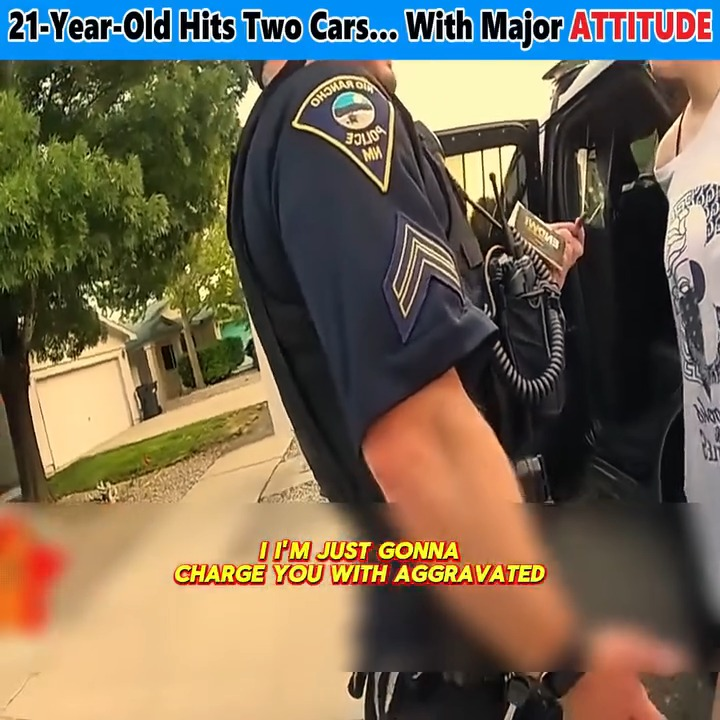 Year Old Hits Two Cars Major ATTITUDE V2110 035 Part 2
