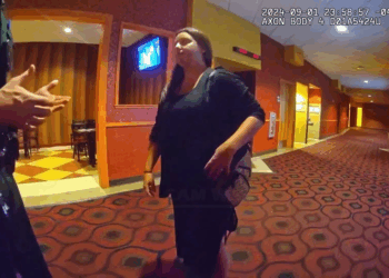 Woman Has Too Much Thermos Wine at Movies V1311 006 Farmhouse Luxury