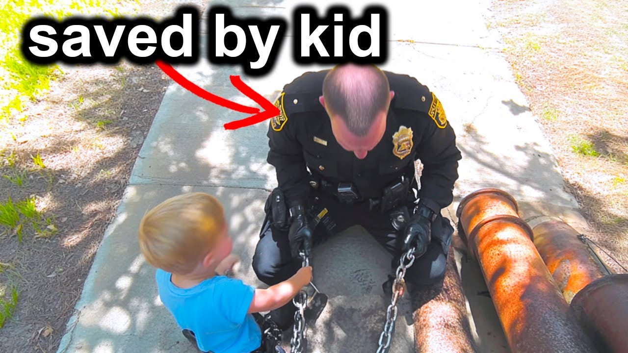 When Cops Get Rescued By Unlikely Strangers (Very Heartwarming Encounters)
