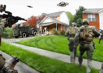 SWAT Team Faces Off Against An Active Shooter