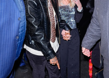 Cher, 79, is a blonde bombshell as she and toyboy beau Alexander ‘AE’ Edwards, 39, attend SNL afterparty after wild wedding rumors