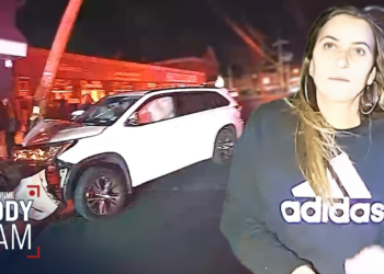 Bodycam: Drunk Woman Literally Knocks the Lights Out on New Jersey Street