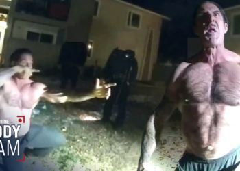 Bodycam Shows Tough Guy Trying to Fight 5 Police Officers: ‘Roided Out’