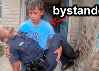 When Cops Rescued By Unlikely Strangers (Very Heartwarming Encounters)