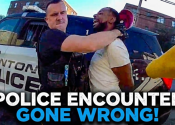 Abusive Boyfriend Acts Like He’s Tough Until Police Arrive