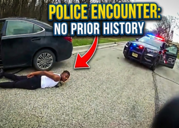 Man Fleeing with Gun Gets Surprised by Utility Pole