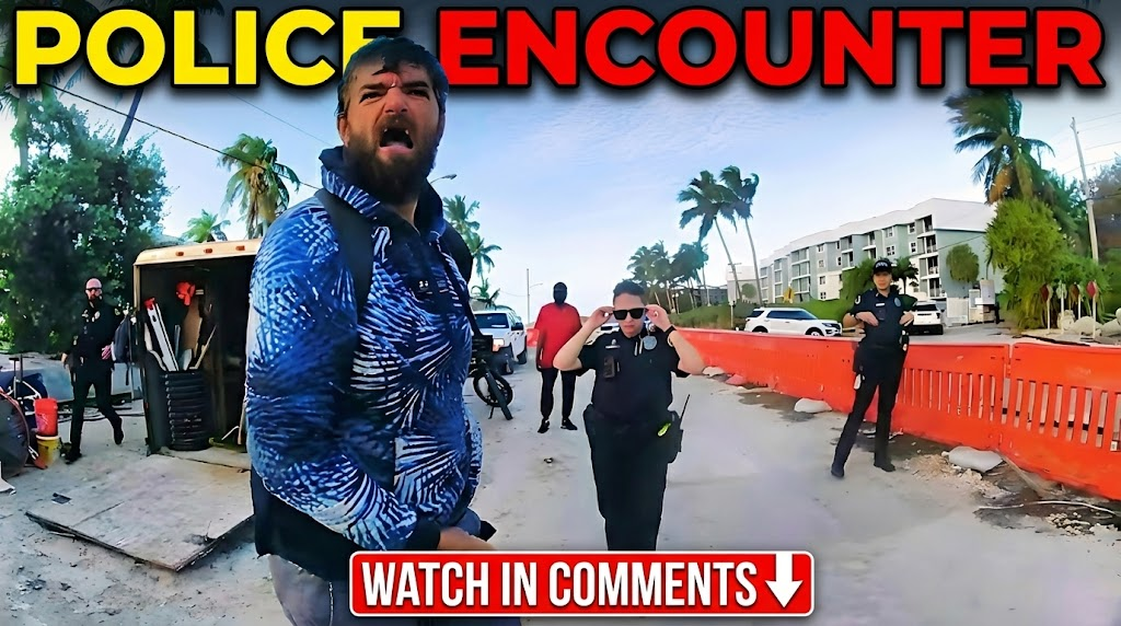 Crazy Man Disrupts Beach Photoshoot