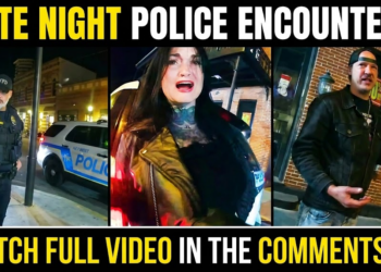 Drunk Women Kicks Husband in Front of Cop