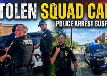 ONE Suspect Steals TWO Police Cars