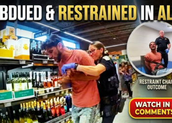 Female Cop Takes Down Out-Of-Control Suspect in Aldi