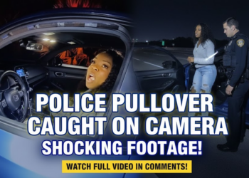 She Speeds Away at 100 MPH, Unaware Police Are Behind Her