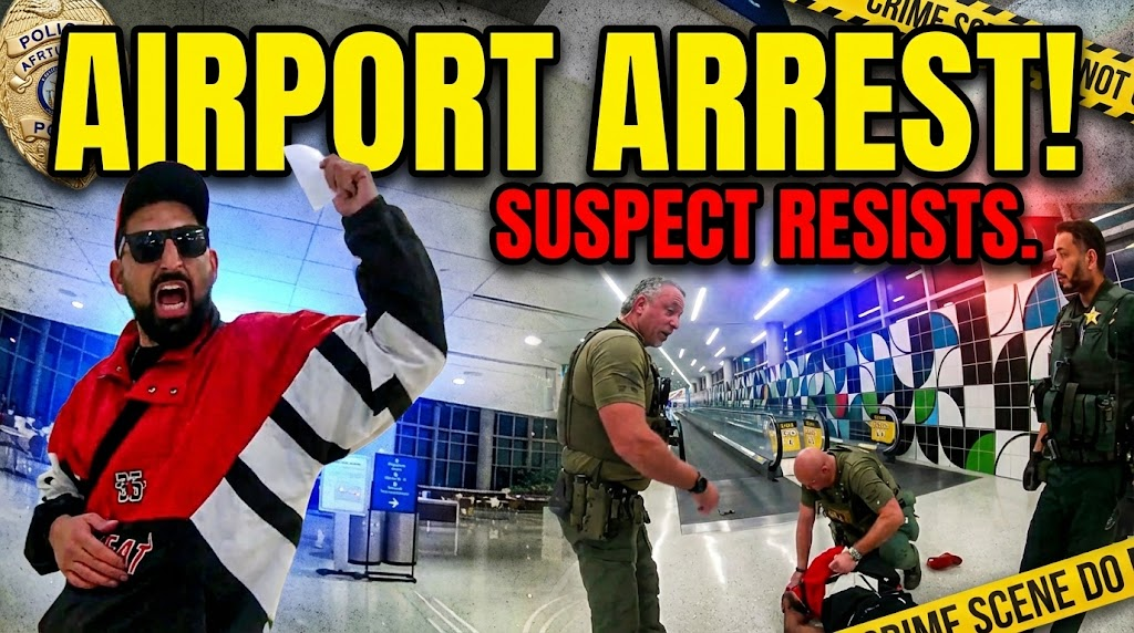 What Happens When You Try To Fight A Cop In The Airport