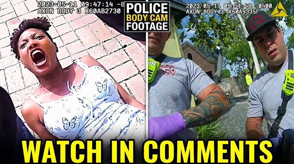 Insufferable Woman Warns Male Officer Not To Touch Her