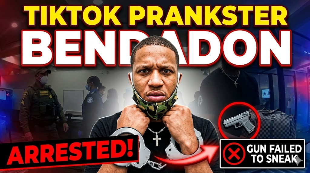 TikTok Prankster ”Bendadon” Arrested After Attempting To Sneak Gun Onto AirPlane