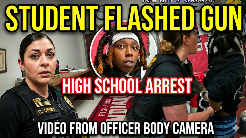 High School Student Arrested After Flashing Handgun At Students In Class Room