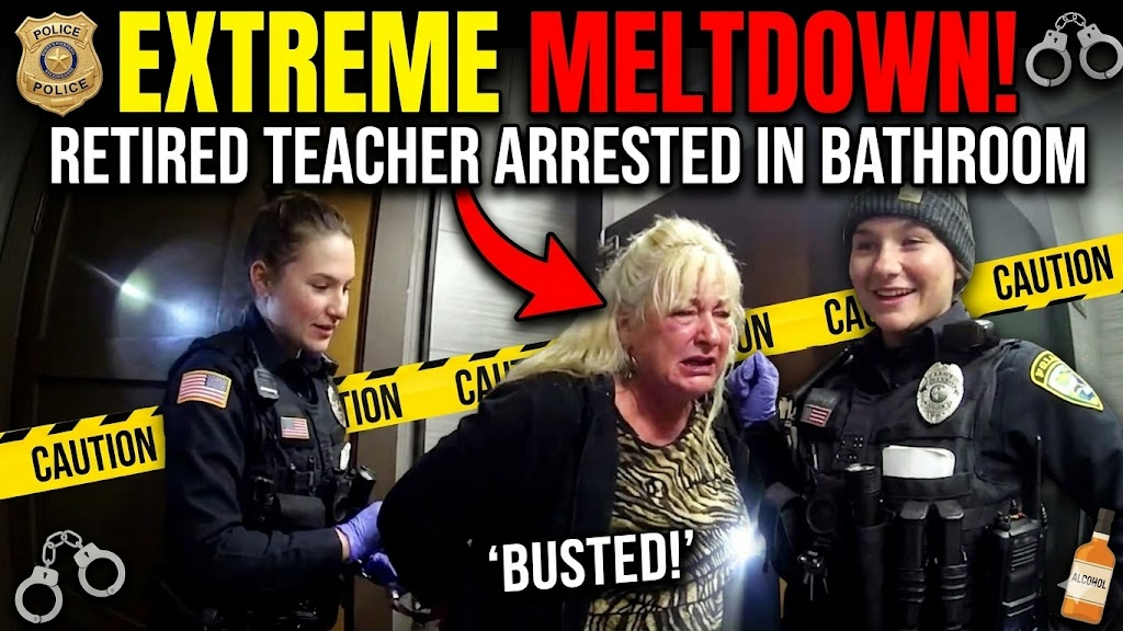 Retired Teacher Has An Extreme Meltdown In Bar Bathroom Before Being Arrested