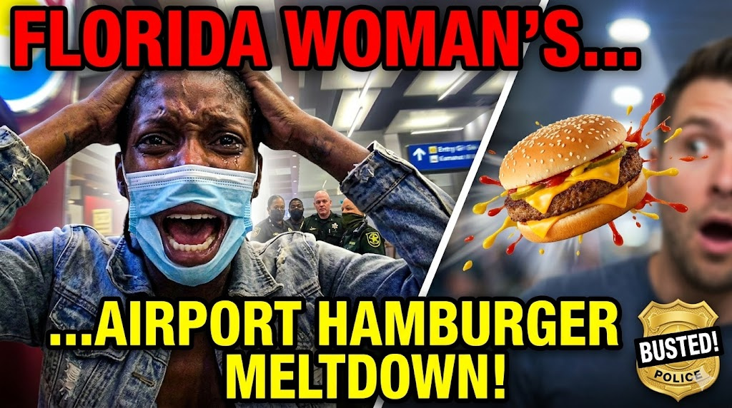 Florida Woman Assaults Man With A Hamburger Then Has An Extreme Meltdown At Airport