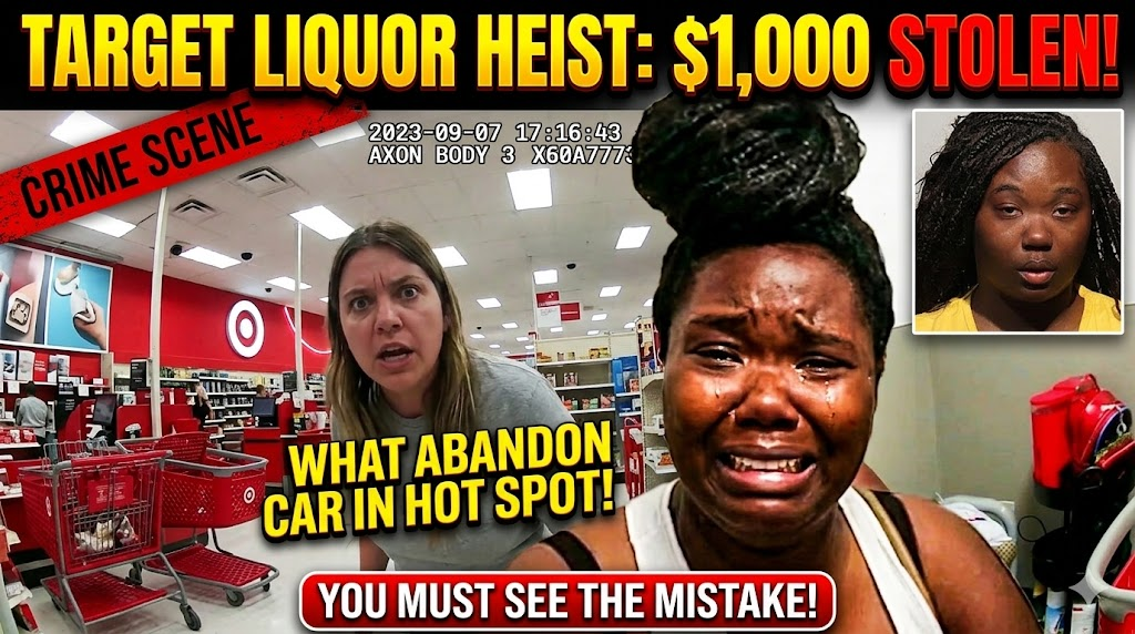 Shoplifter Leaves Children In Hot Car to Steal $1,000 Worth of Alcohol From Target