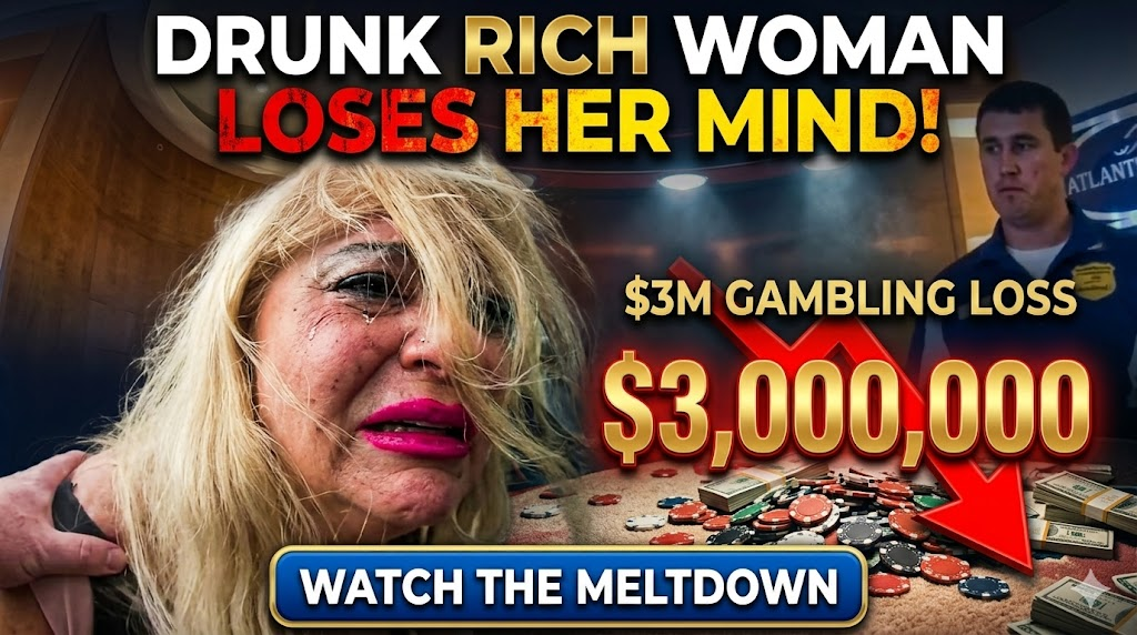 Drunk Rich Woman Loses Her Mind After Her Husband Loses $3 Million Dollars Gambling