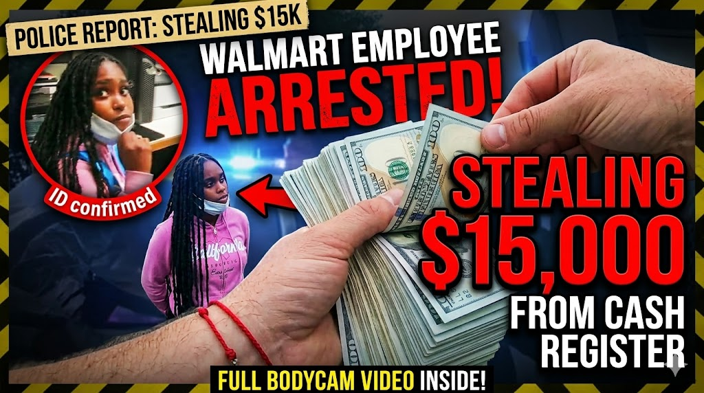 Walmart Employee Arrested for Stealing $15,000 From Cash Register