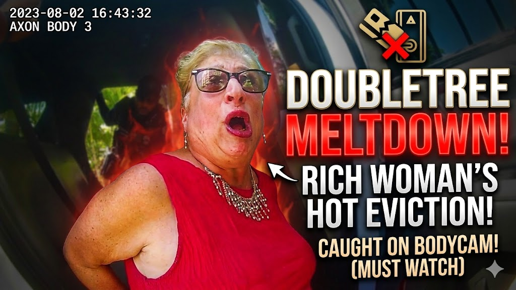 Rich Elderly Woman Has Severe Meltdown After Being Kicked Out of DoubleTree Hotel