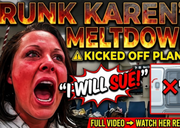 Drunk Karen Has Extreme Meltdown After Getting Kicked Off Plane