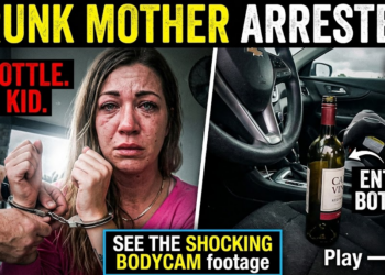 Drunk Mother Arrested After Drinking Entire Wine Bottle with Kid in Car