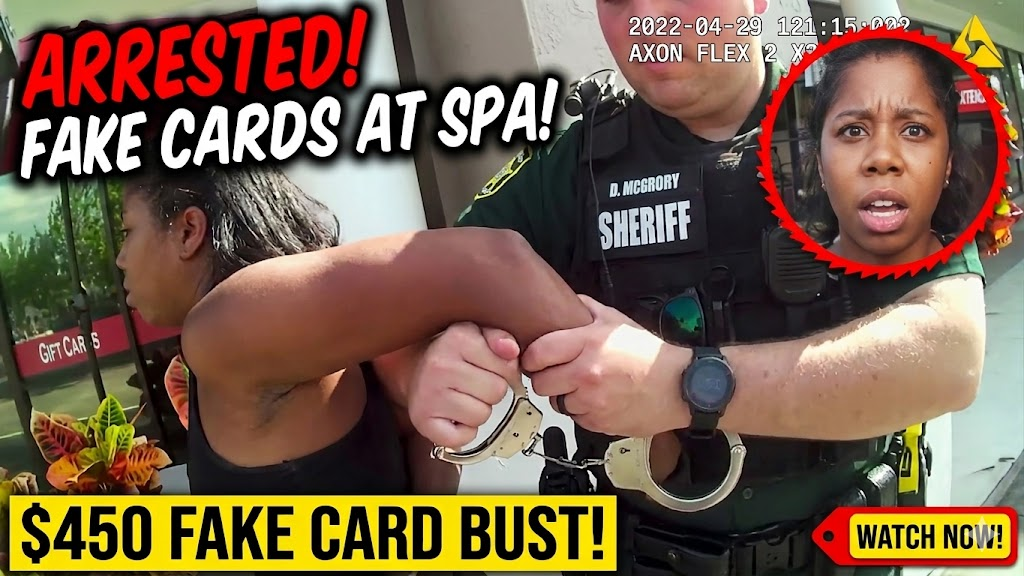 Woman Arrested After Spending $450 On A Spa With Fake Credit Cards