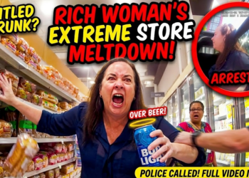 Drunk Rich Woman Has Extreme Meltdown in Grocery Store Over Beer