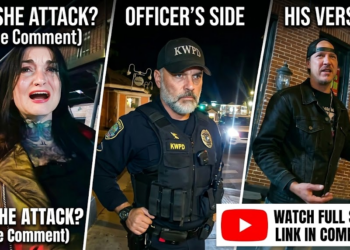 Drunk Women Kicks Husband in Front of Cop