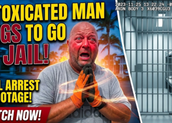 Fitness Model Has Complete Meltdown Before Drop-Kicking Police Officer