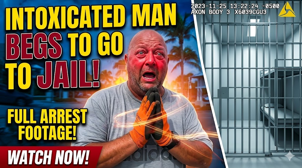 Fitness Model Has Complete Meltdown Before Drop-Kicking Police Officer